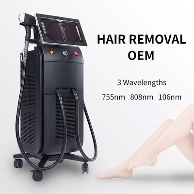 Laser 755 del diodo del ODM del OEM laser 808nm Deka Laser Alexandrite del diodo de Epilator del retiro del pelo de Lazer del platino del hielo 808 1064